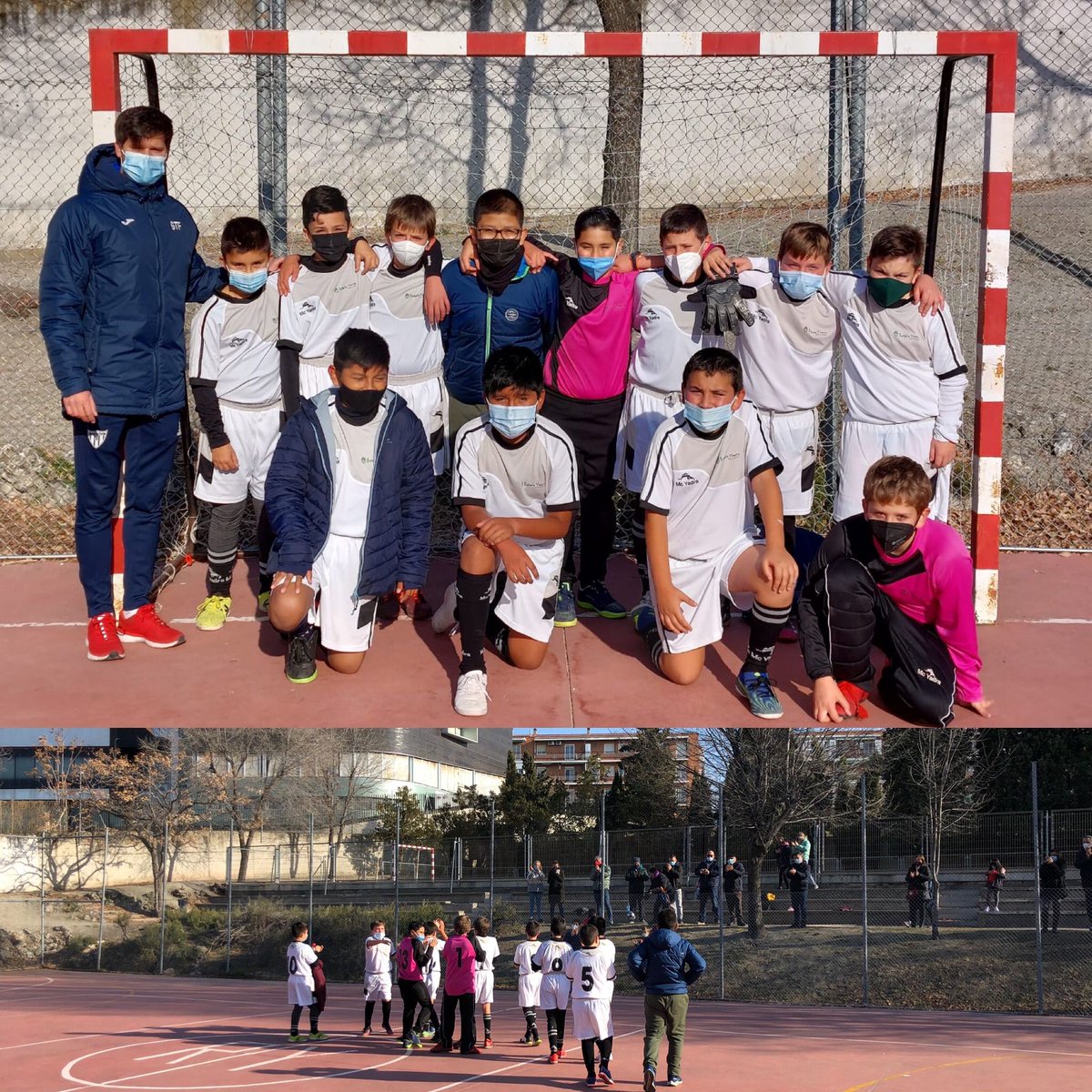 RafaelaYbarraAC's tweet photo. DEPORTE: sigue invicto nuestro alevín tras la victoria de esta mañana. Nuestros chicos acaban el año en lo más alto de la clasificación.
#rayba #aprendizaje #EQUIPO #deportesalud https://t.co/ikYfH6KTu8