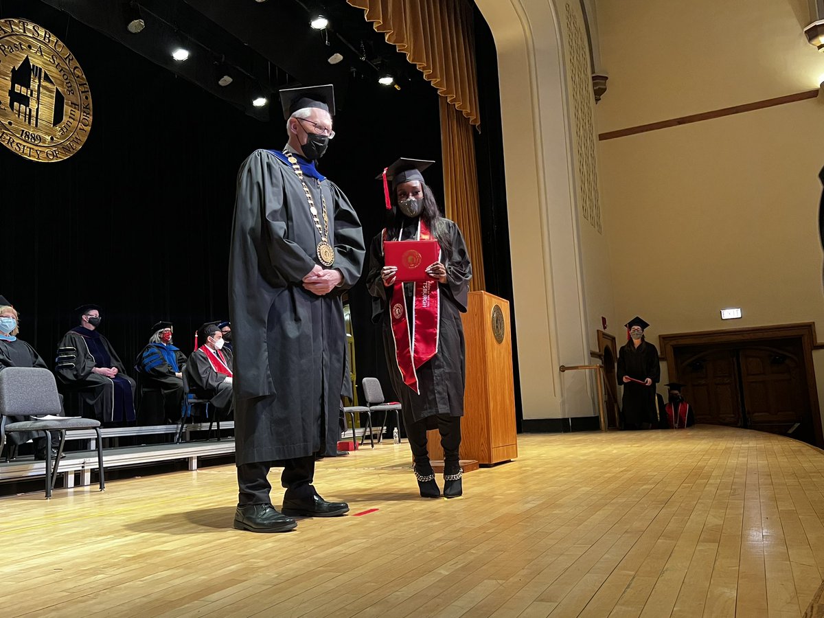 SUNYPlattsburgh's tweet photo. Congratulations to all the students who graduated this morning! A second group of grads will walk the stage this afternoon. #PlattsGrad 🎓 https://t.co/DEmN7SEKAr