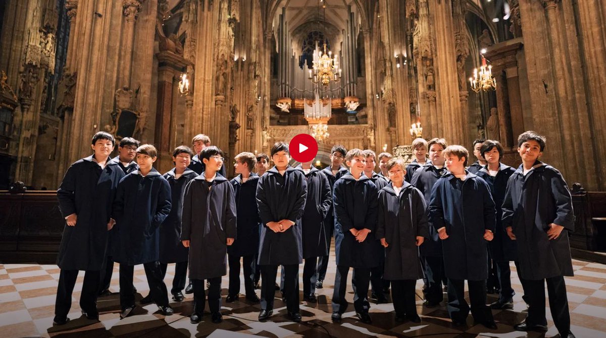 #ChristmasConcert with the #WienerSängerknaben / The #ViennaBoysChoir and the #ViennaSymphonyOrchestra from St. Stephen's Cathedral, #Vienna. Sunday, 19/12/2021 at 15:35 (or 17:10 UTC for the worldwide broadcasting) on #ServusTV 👉 servustv.com/kultur/v/aa-29…
#Knabenchor #ChorGesang