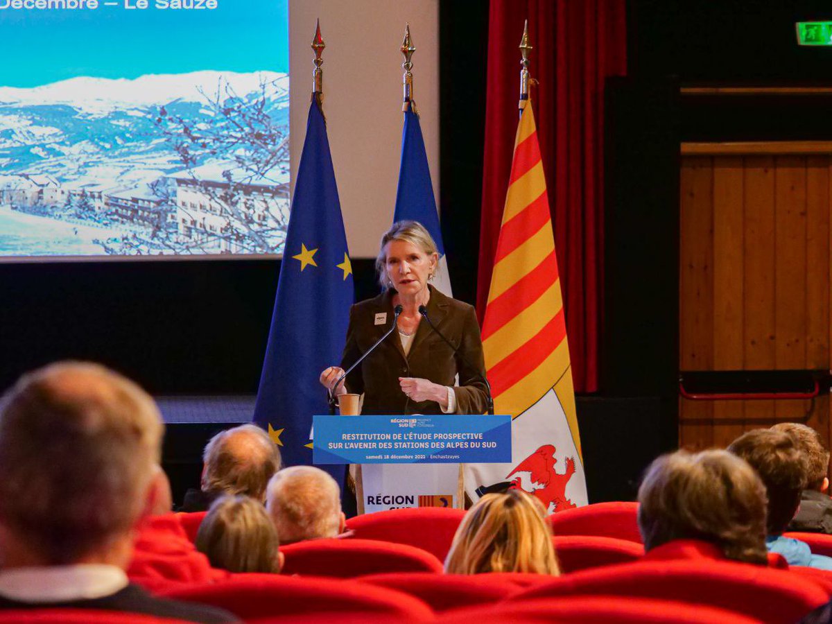Dans la <a href="/Ubaye_Vallee/">Ubaye - Vallée de Barcelonnette</a> aujourd’hui pour la restitution d’une étude prospective sur l’avenir de nos stations, la présentation du plan montagne par <a href="/RenaudMuselier/">Renaud Muselier</a> et l’inauguration des travaux réalisés au #Sauze. La Region aux côtés des départements Alpins! 👌🙏

#Neige #regionsud