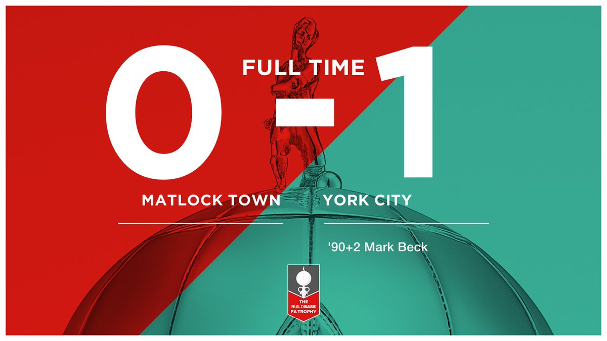 YorkCityFC's tweet photo. Through to the next round of the Trophy! Better late than never!

#YCFC 🔴🔵 https://t.co/3HSmk6CBQC