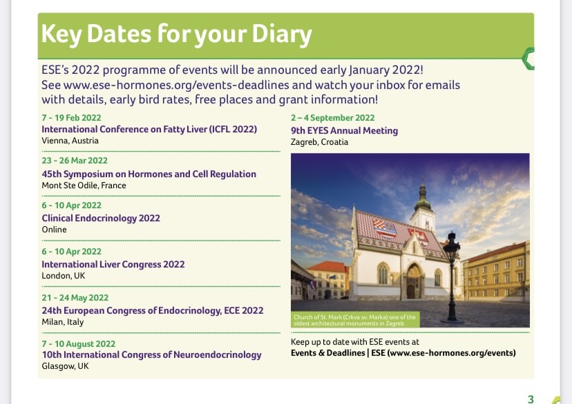 croendoyoung's tweet photo. The new EYES news is here. There are part about our sections and EYES Annual Meeting 2022! We are very excited to invite you to EYES 2022.๐ฅณ๐ฅณ๐ฅณ
https://t.co/NHAvk9QBDR
@EYEScientists
#EYESNewsletter #savethedate #EYES2022 https://t.co/9W3NwjRCmT