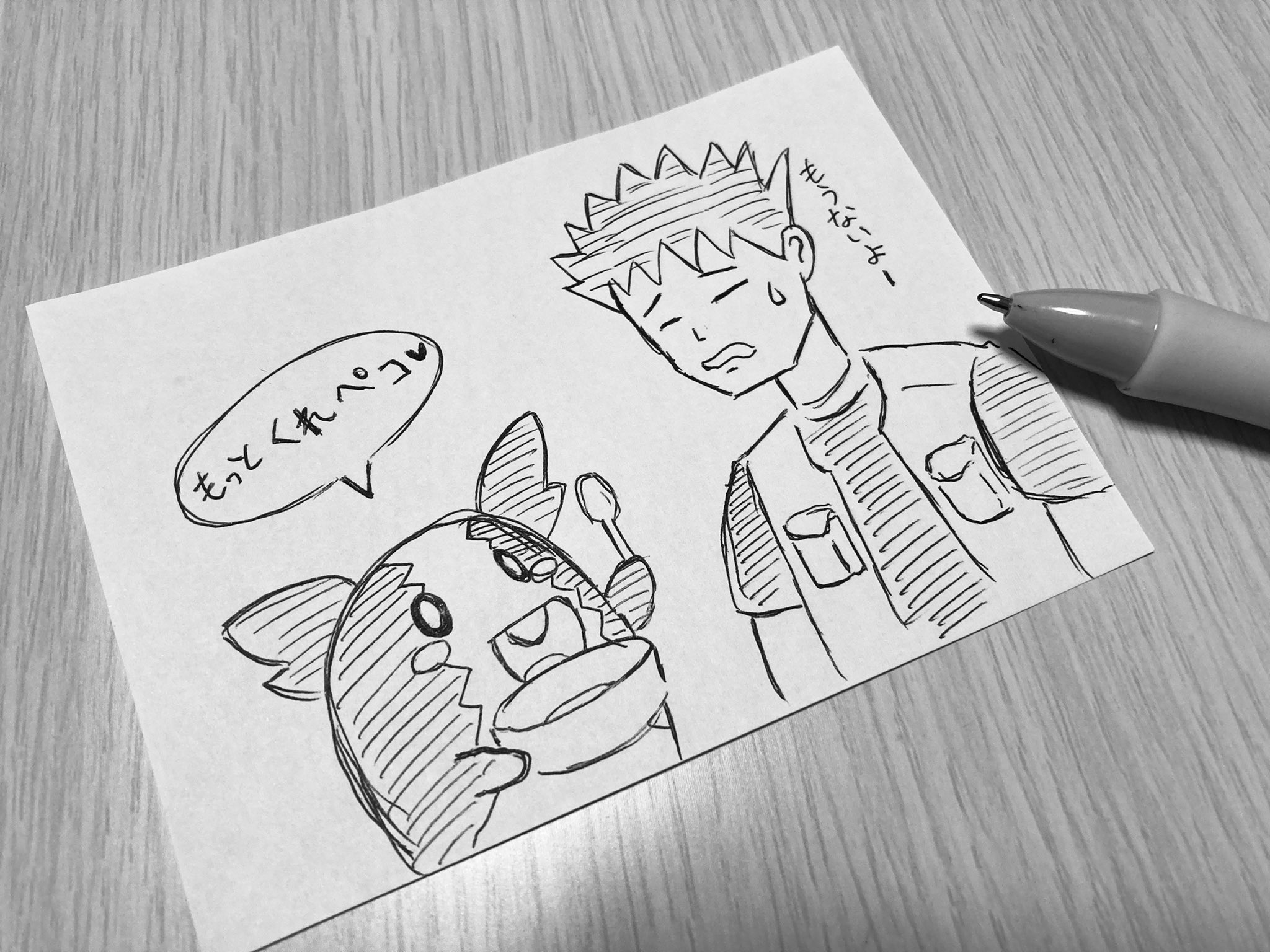 ペコモルgogo モルペコな日々 タケシとモルペコが出会う話があっても面白そうですよね まさかの糸目キャラがトレンド入り 凄い偶然だ イラスト イラスト好きさんと繋がりたい アナログ ボールペン ポケモン ポケモン好きさんと繋がりたい