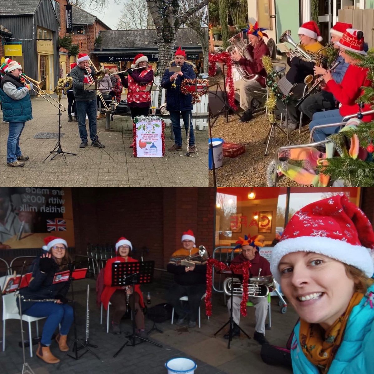BDConcertBand's tweet photo. 🎵 Well done to the three groups out busking today helping to raise funds for Cancer Research UK,  thank you to Tesco Extra,  The Furlong and Hockey’s Farm Shop for having us.  Looking forward to the next one 🎵🎅🏼🎶🎄🎵 
@TescoExtra @FurlongCentre @HockeysFarmShop https://t.co/4HqVPmYRrm