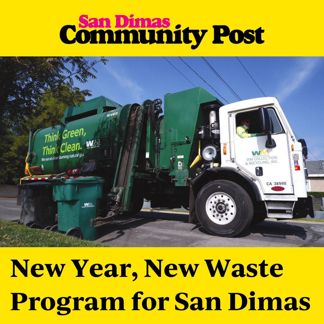SDCPost's tweet image. In January 2022, residents and businesses will be required to place food waste into the green waste bin along with yard trimmings. This organic material will then be turned into compost and mulch.

sandimascommunitypost.com/new-year-new-w…

#sdcp #sandimas #wastemanagement #organicwaste
