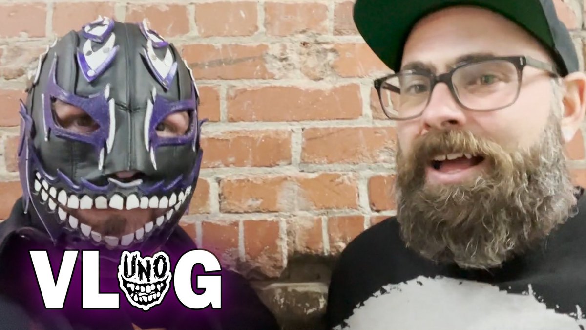 EvilUno's tweet photo. The Evil Uno vlog #16 is now LIVE!⚠️⚠️⚠️
- Brand new camera!
- #AEWDynamite from Long Island!
- @C4Wrestling in Ottawa!
- @everytimeidie’s ETID The Season!
- @DarkHorse_DD, @CarlosRomoPW, @HmcScrapper & @MrsUno3!
- More!
➡️ Watch & subscribe:
https://t.co/JGyLjAQB1y https://t.co/nxDwTd6ERw