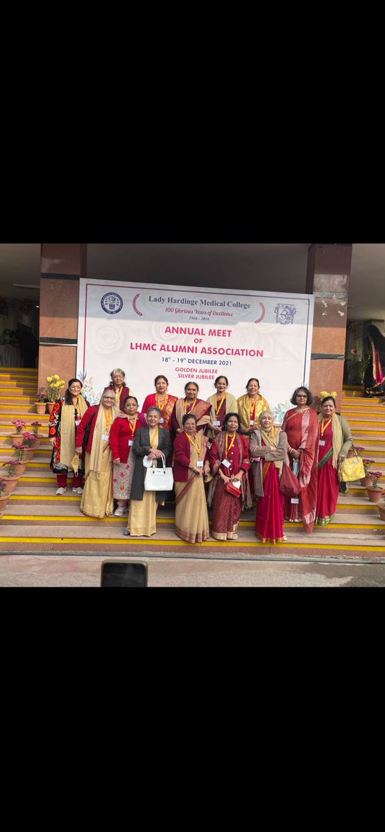 drbawa's tweet photo. Mom completed 50th Anniversary of her MBBS batch at Lady Hardinge Medical College, Delhi. ♥️ https://t.co/jAqSjwzx3F