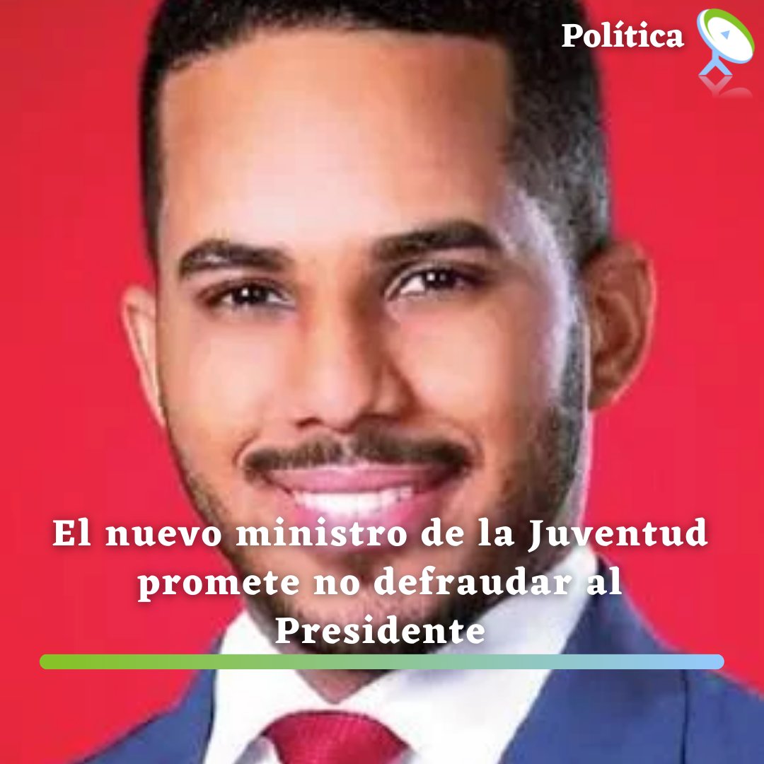 #OcoaInformativa #noticias

El presidente Luis Abinader designó ayer a Rafael Jesús Féliz García como nuevo ministro de la Juventud.

ocoainformativa.net/el-nuevo-minis…