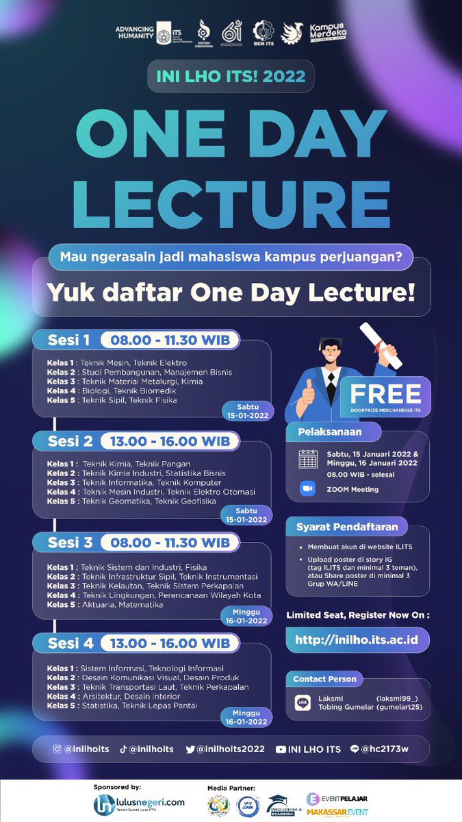 inilhoits2026's tweet image. ❗️❗️3 ACARA SERU BUAT CALON MAHASISWA❗️❗️

a thread