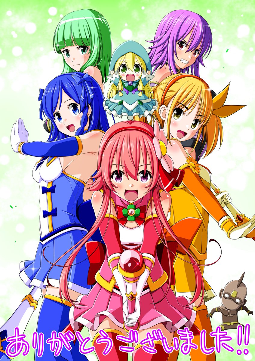 フォロワー一万人記念のイラスト 描きました🍀 オリジナル作品にも