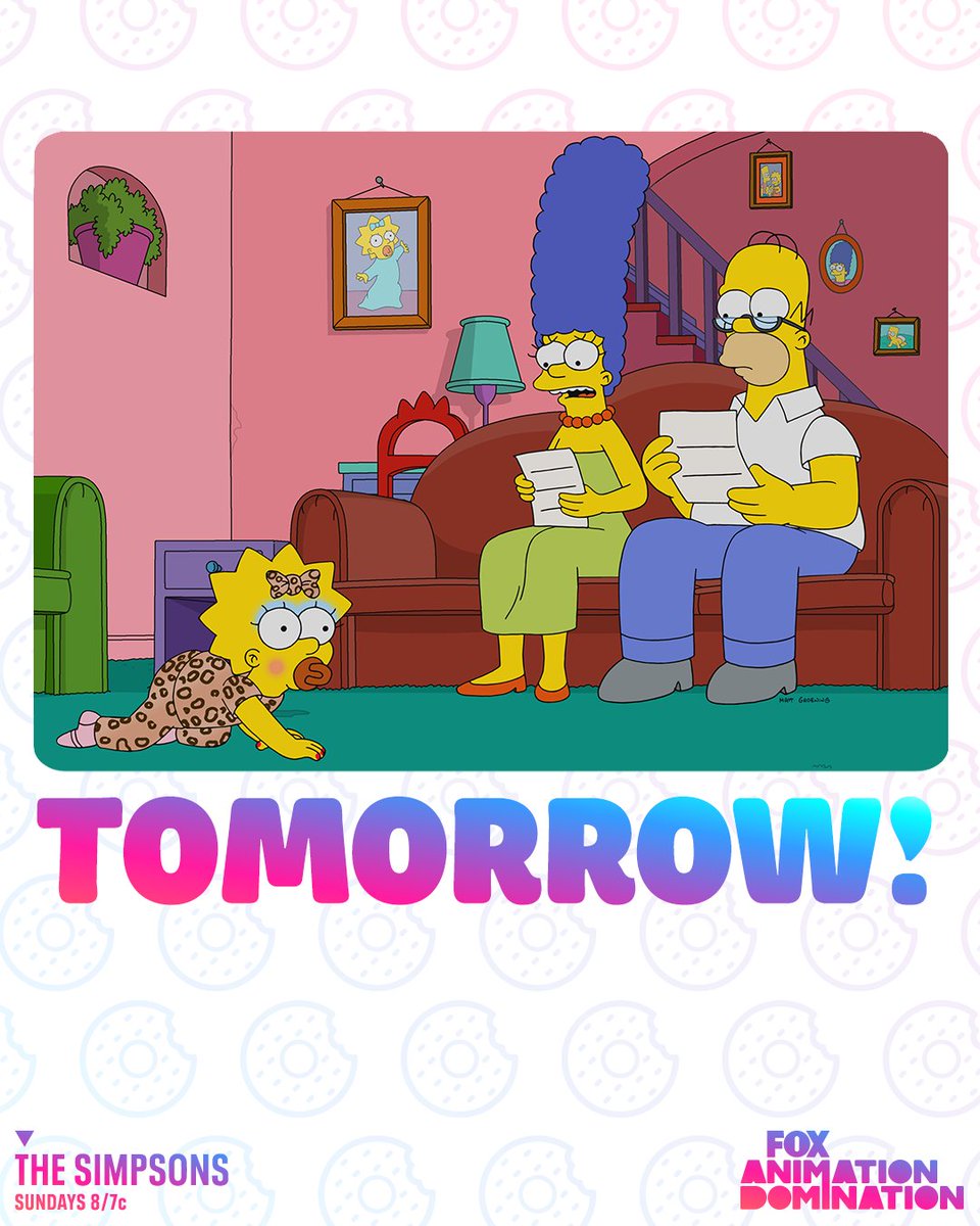 TheSimpsons's tweet image. Maggie gets *made* over — tomorrow at 8/7c! 💅