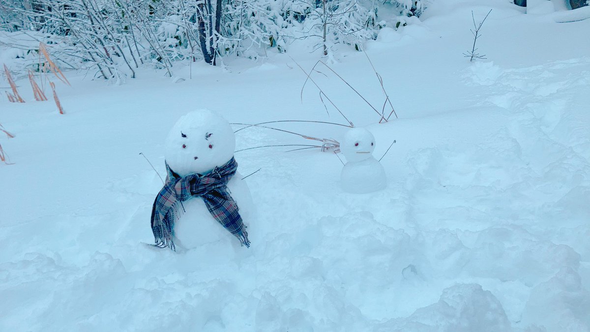 蘆屋、雪だるま。 