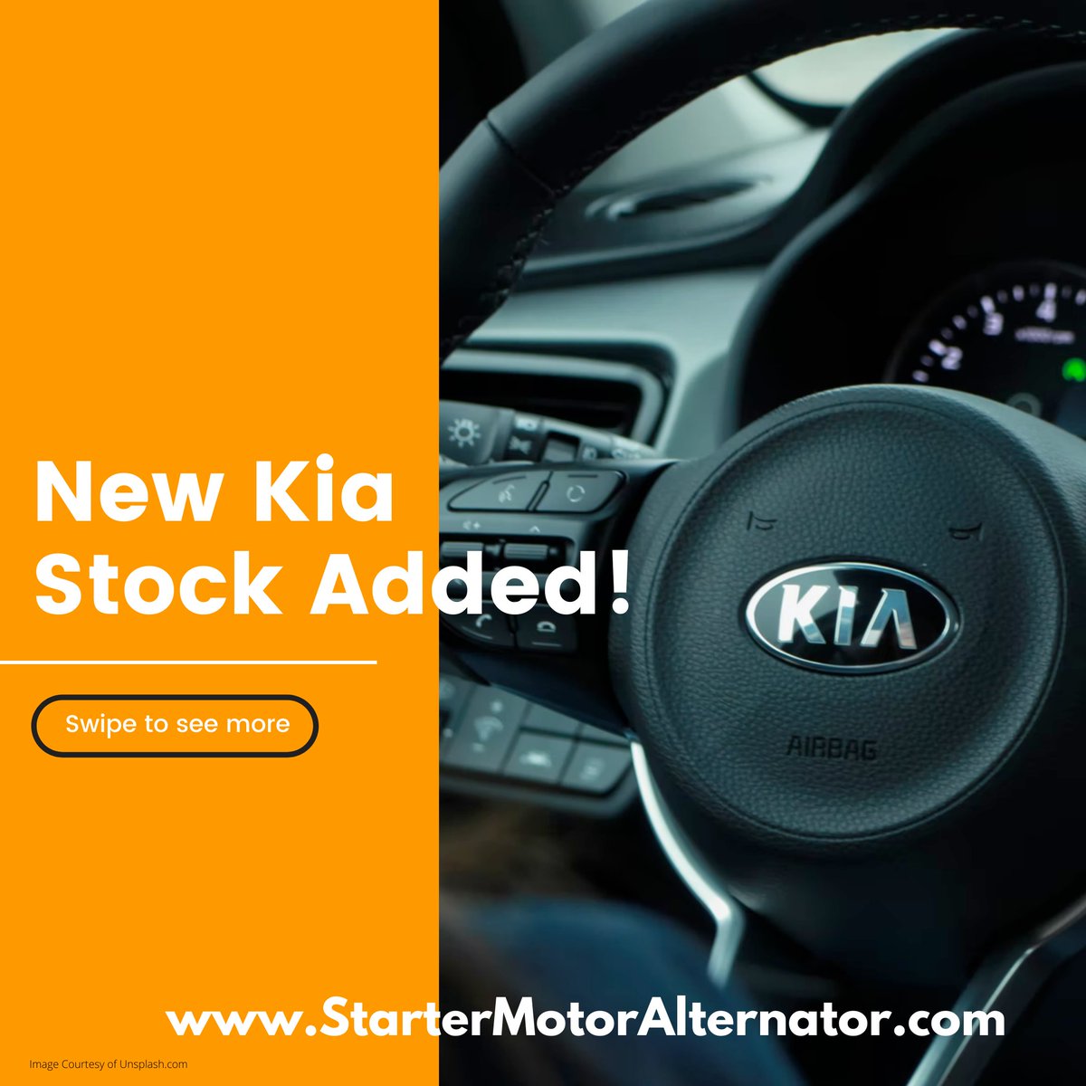 StartAlternator's tweet photo. 🚨NEW KIA STOCK ADDED🚨

Starter Motor: XIX1422
Fits: Kia Ceed 1.4 Petrol 2018>
🛒 Available here: https://t.co/dOJMveZCYt

🌎 International Shipping

🛠️ All our new and remanufactured parts come with a 2 Year Warranty. 
#kai #ceed #startermotor https://t.co/1xoudUeOWx