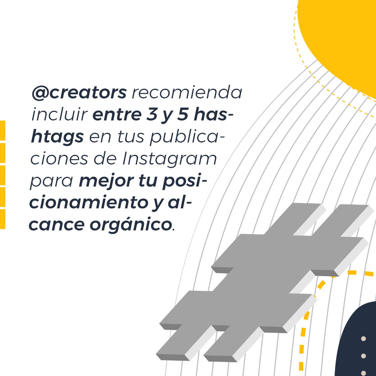 ffernandez_es's tweet photo. Según indica @creators es recomendable incluir entre 3 y 5 hashtags en tus publicaciones de Instagram para conseguir mejores resultados.

¿Cuántos añades tú? ¿Tienes un número habitual de hashtags o lo adaptas según tus publicaciones?

#hashtag #instagram #redessociales #social https://t.co/2E2endGp3v
