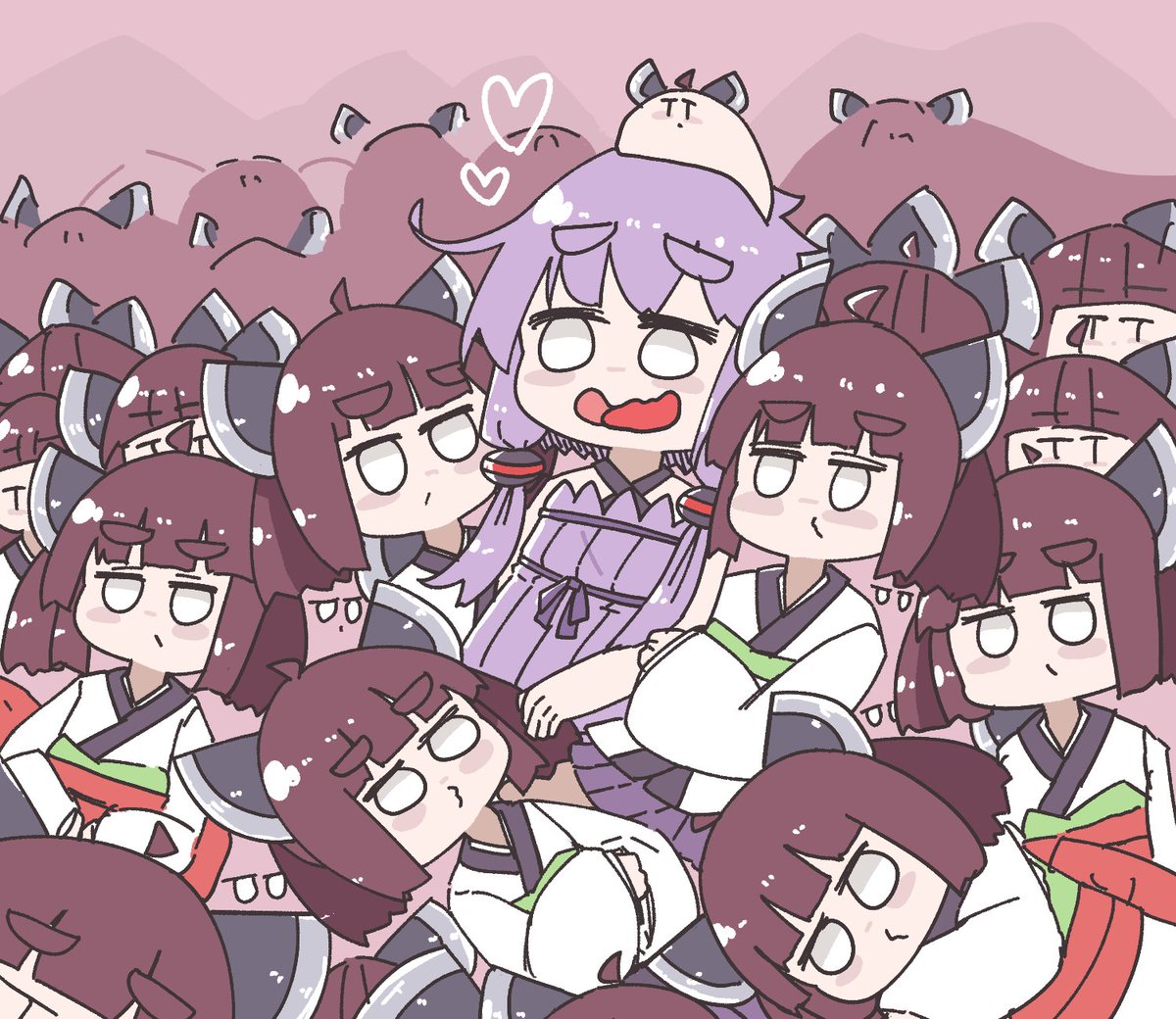 東北きりたん ,結月ゆかり 「ゆかきり 」|毛玉猫🍄＠Skeb募集中のイラスト