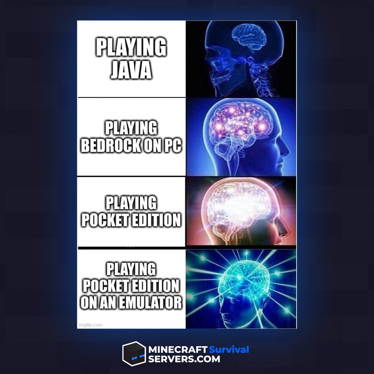 ServersSurvival's tweet photo. Tag a friend who actually do that... 🤣😅

Minecraft Servers Top List - https://t.co/NHab1zGSGb

#minecraft #minecraftmeme #minecraftservers #minecraftfunny https://t.co/X2TQuvEIua
