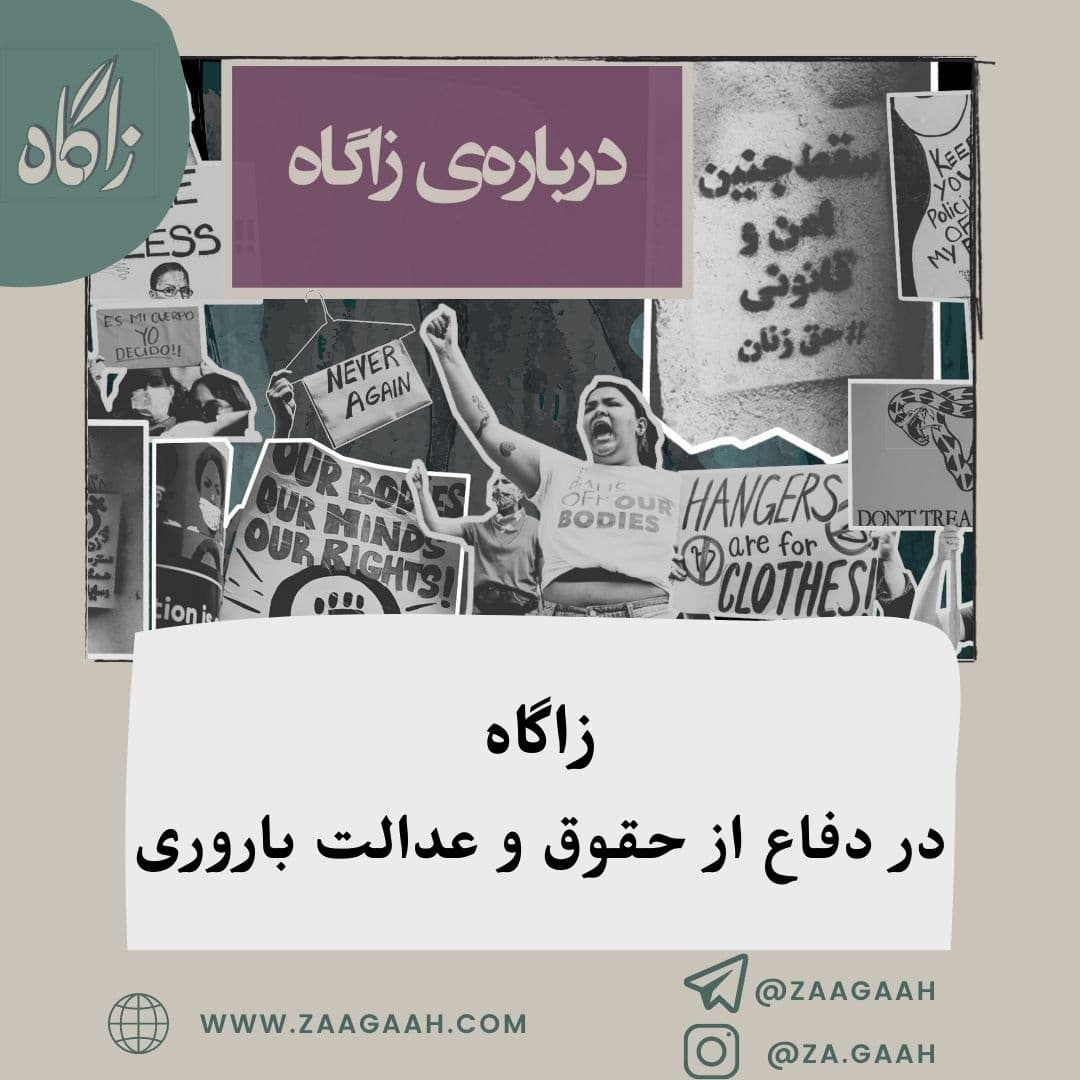 《زاگاه》 با هدف دفاع از حقوق و عدالت باروری کار خود را آغاز کرده است و تلاش می‌کند تا با تولید دانش، به آگاهی‌افزایی در این حوزه کمک کند. در شرایط اعمال محدودیت و ممنوعیت دسترسی به خدمات بهداشت باروری و نبود دسترسی عمومی به آموزش جنسی و باروری، با تولید متون کاربردی به آموزش در