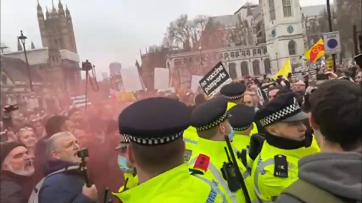 "We stand together!"

-Against vaccine mandation,
- Against the government violence of corecive control
- Against vaccine passports!