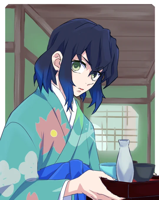 伊之助色塗ったちょっと直した! 