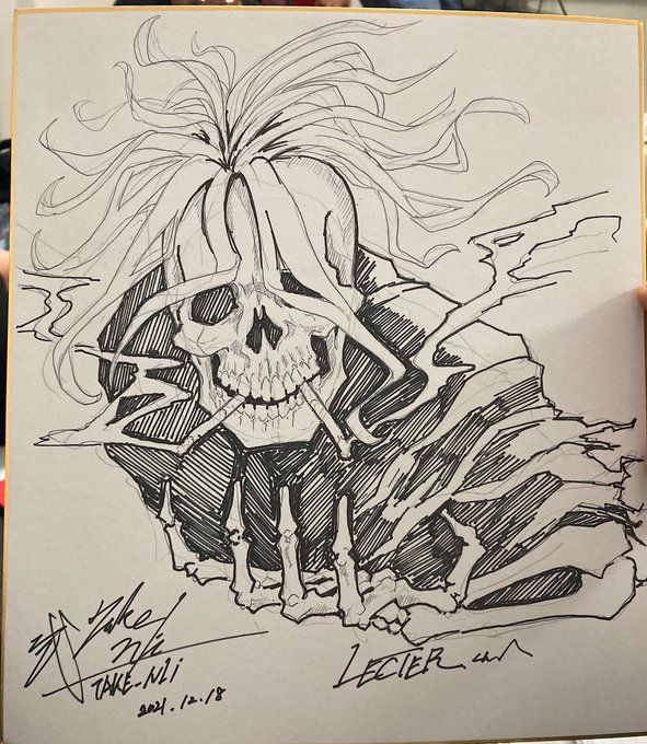 プレゼント色紙を描きました。 