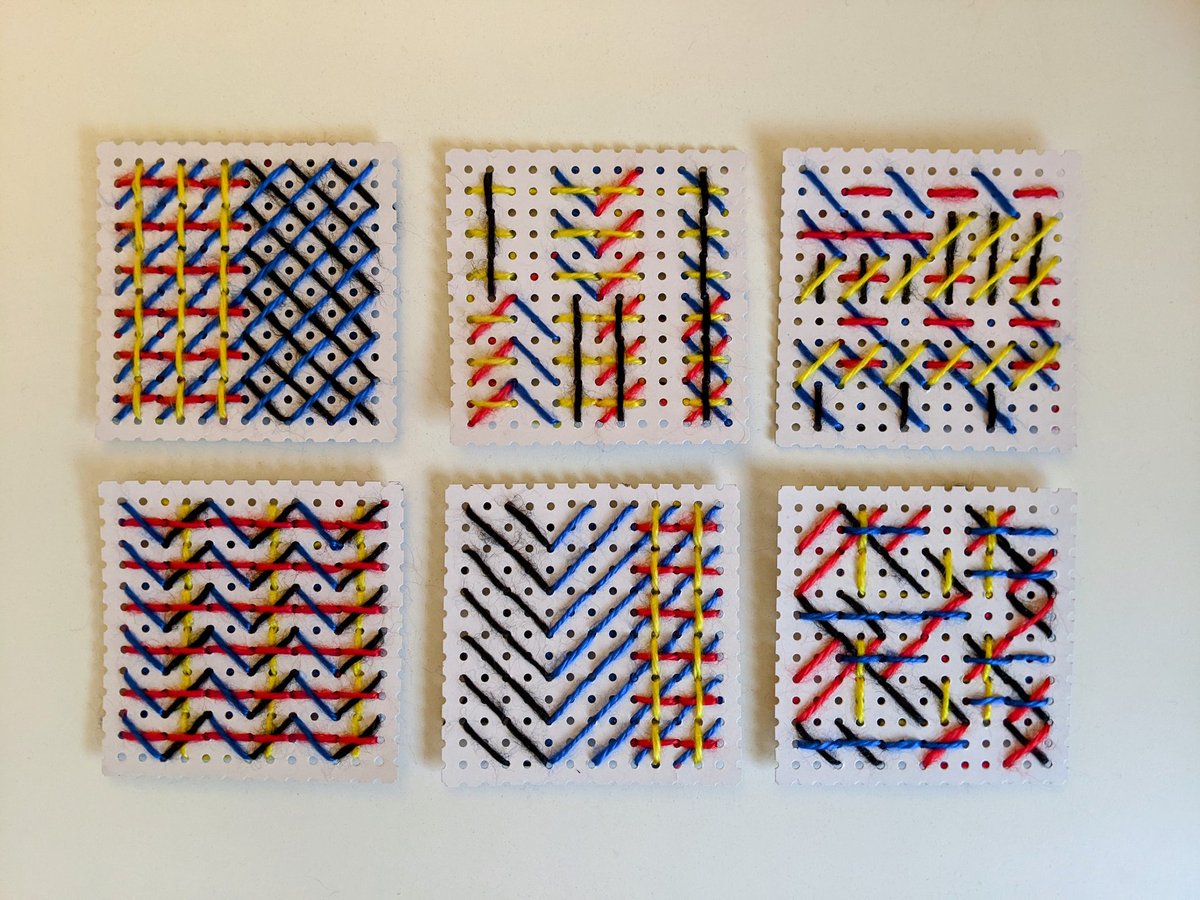 More explorations in generative cross-stitching 🧶
Close-ups in the thread 👇