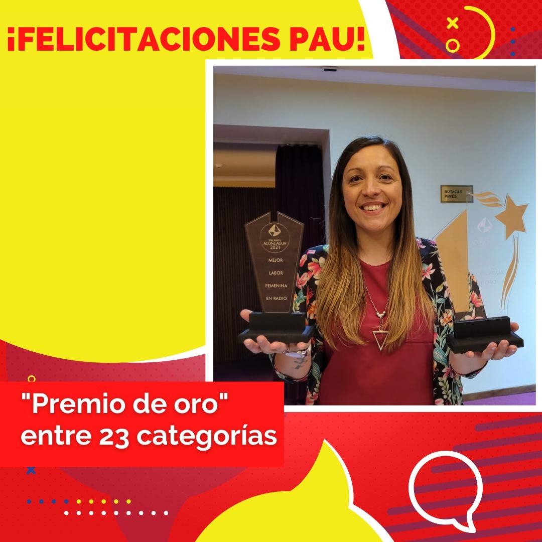 lacoope's tweet photo. Felicitaciones @PauMonteagudo por obtener premio a Mejor Labor Femenina en radio y premio de oro, entre las 23 categorías que concursan, en los #PremiosAconcagua! 👏👏👏

💥¡Gracias @PremiosAconcagu por el reconocimiento al trabajo que realizamos día a día! https://t.co/eCnPcbGwRP