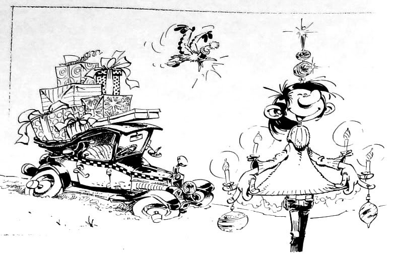 Franquin_Cie's tweet image. #Noel #gaston #lagaffe #franquin #bd