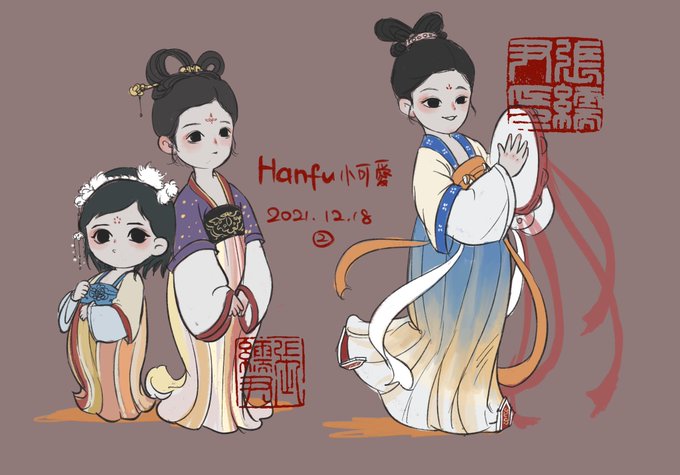 漢服のtwitterイラスト検索結果 古い順