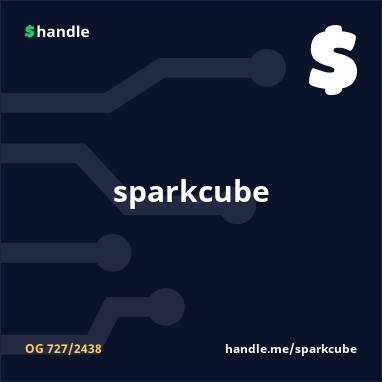 sparkcube's tweet image. Thanks @adahandle . After waiting for long time, we get our @sparkcube OG NFT in mainnet✨. $handle #handle #Cardano #CardanoCommunity #CNFT $ADA #wallet