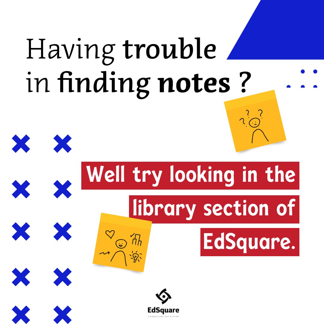 Edsquare_app's tweet image. Join #Edsquare! Have an integrated Document Center to secure all your Notes &amp;amp; Files #students #learneasy #teachertools