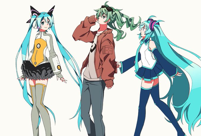 ガラクタと砂の惑星と初音ミク/イラスト 