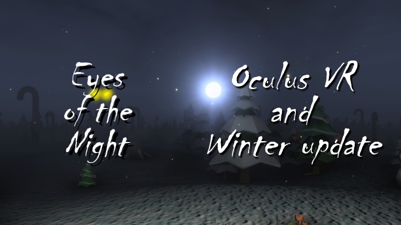 LamaglamaGameCo's tweet photo. Eyes of the Night update 1.3 dropped this week, which adds holiday cheer in the form of evil little elves and beta support for @oculus headsets! If we're being honest, this game was made for VR! 

https://t.co/MNrDyqf8Ua

#IndieGame #SteamGame #FatherSonProject #VR #Oculus https://t.co/6udJAQslET