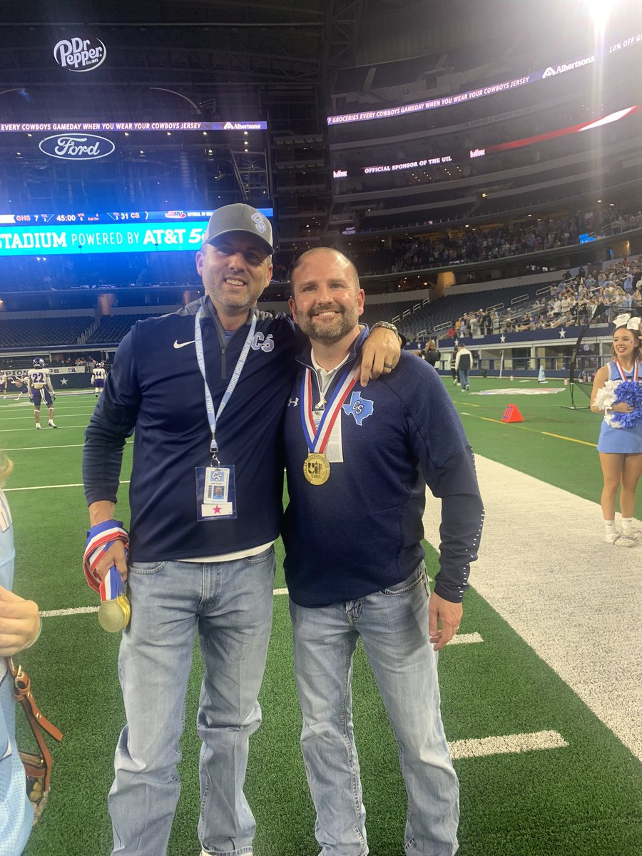 wacoraider's tweet photo. It’s crazy how fast time passes…in 2007 @China_Spring_HS played for a state championship and in 2021 we won it! @Coach_J_Gregory  #fromCSHSitspossible https://t.co/9KtZuNWfUs