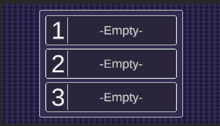 Now, the file save UI. Yeah, it'll take longer to add script to display file save data.

#madewithunity|#2dgame|#platformer 
#IndieGameDev|#gamedev|#indiedev