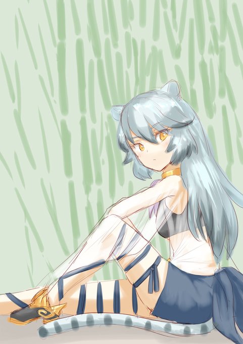 #式姫お絵かき60分一本勝負
#白虎 