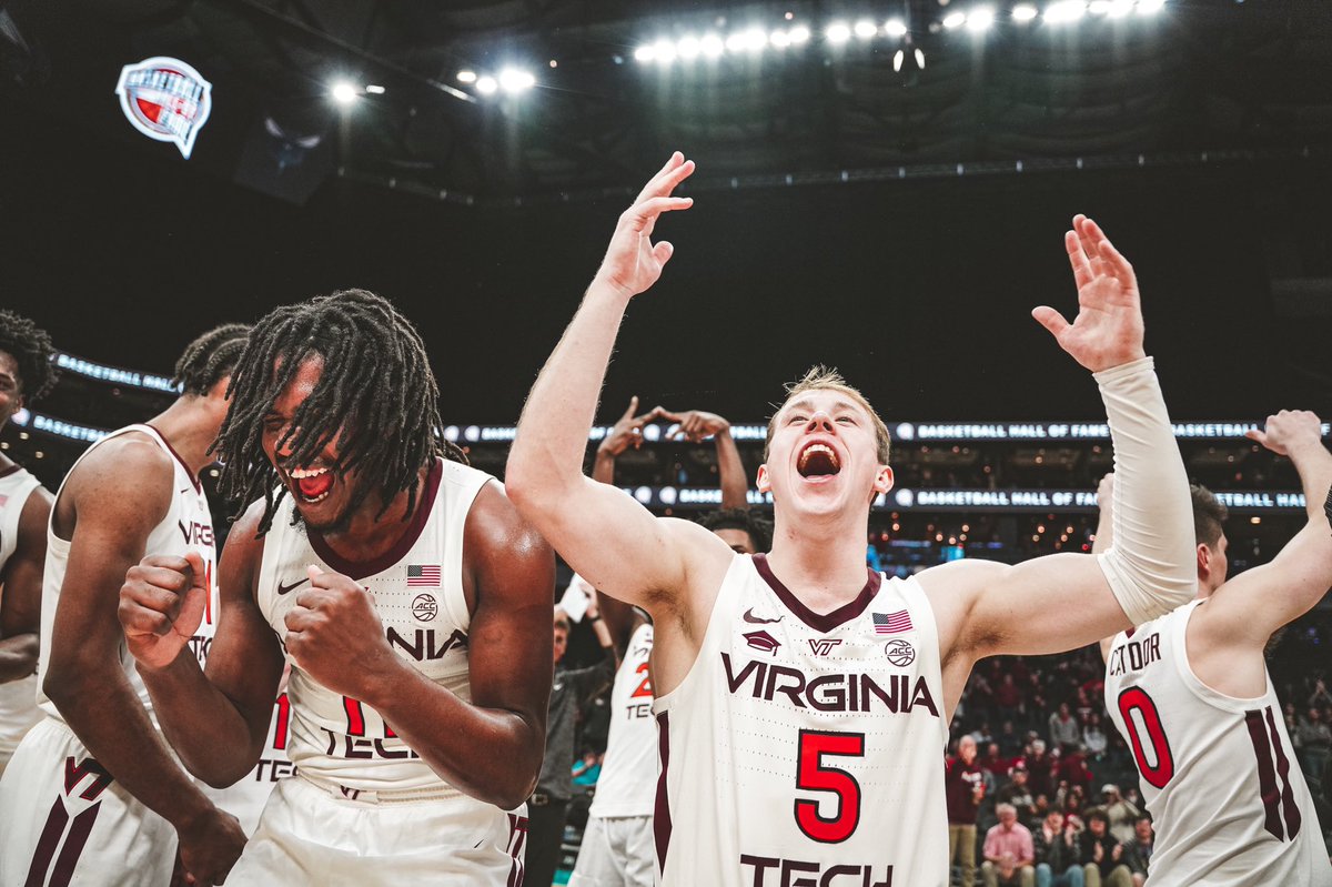 HokiesMBB's tweet photo. The morning after a BIG dub 🙌

How are we feeling #HokieNation?! https://t.co/UXzstgac62
