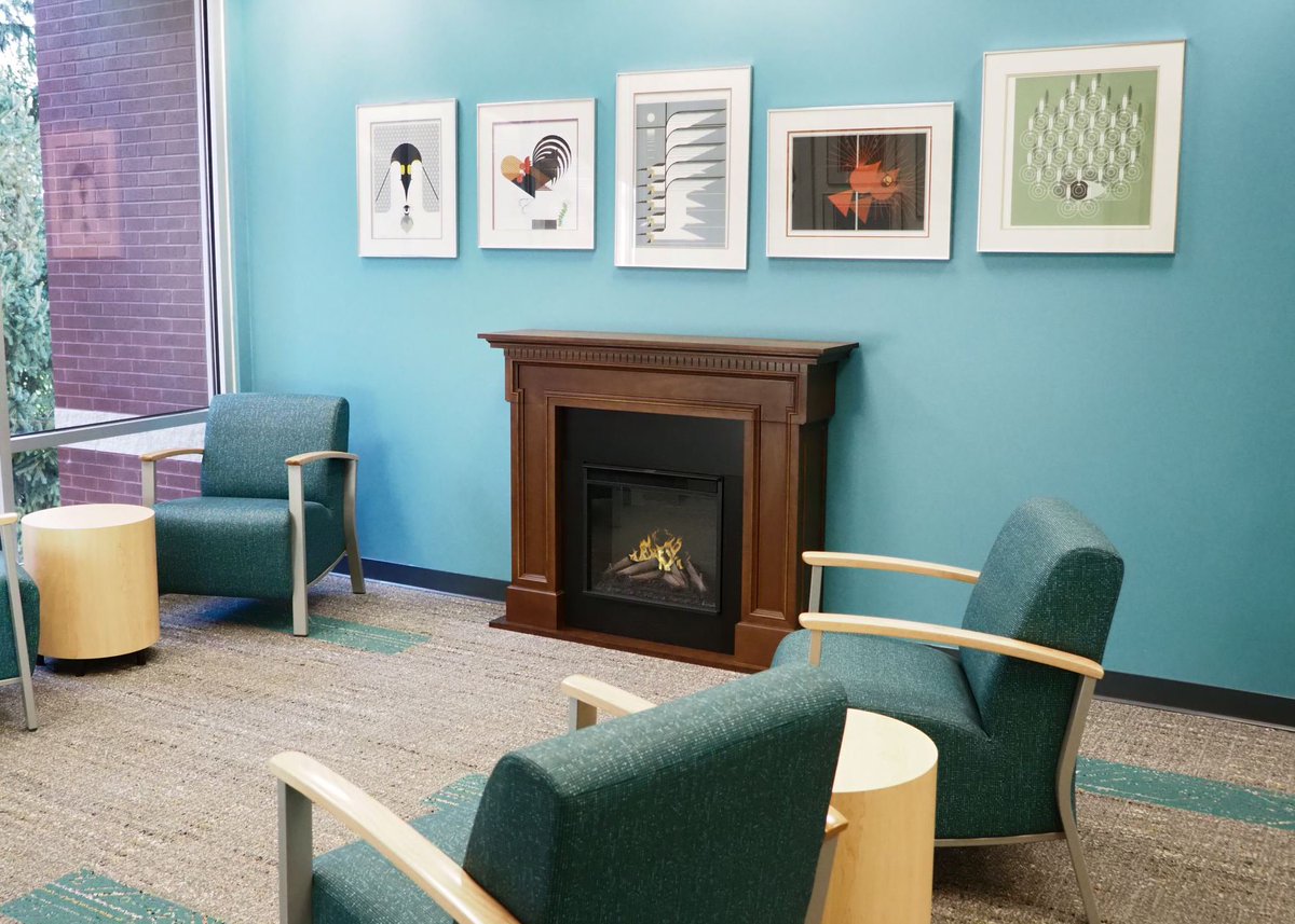 cincylibrary's tweet image. Which book would you like to read next to this cozy fireplace? 😍 

The quiet reading room at our Anderson Branch Library is waiting for you! #NextGenLibrary