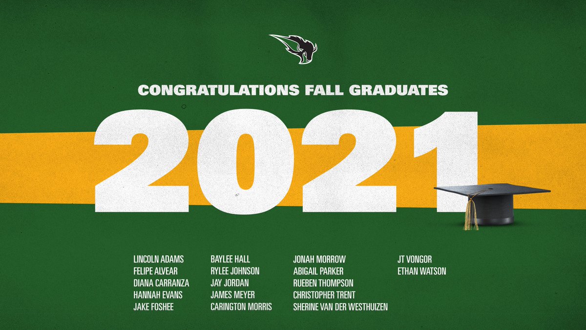 Congratulations to the following Student-Athletes who'll be receiving their diplomas today!

#OnToVictory