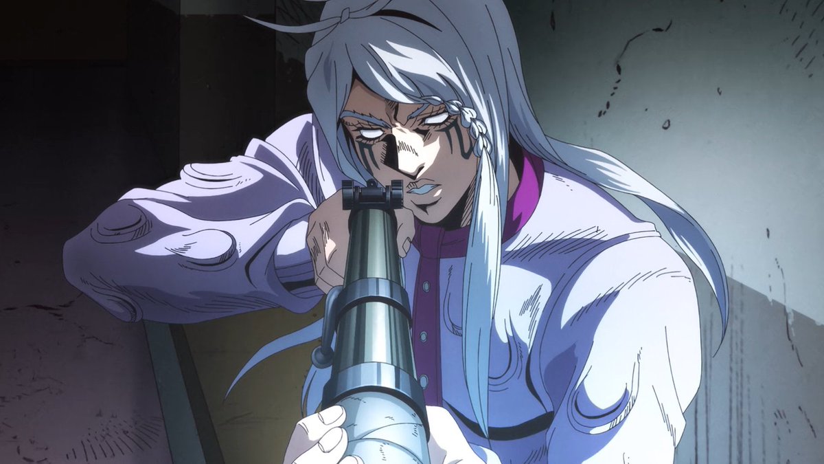 jjbamood's tweet photo. Anime: Stone Ocean https://t.co/6E6m1FjrN8