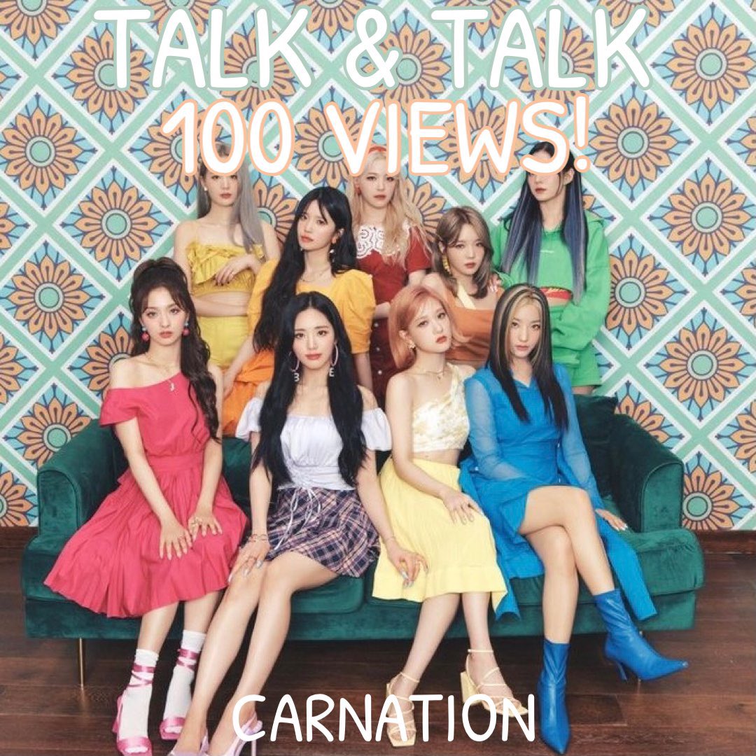 love__carnation's tweet photo. CARNATION - “TALK &amp; TALK” has reached 100 views on YouTube!

- https://t.co/0wXPpis1OW

#CARNATION #TALKANDTALK
#카네이션 #토크앤드토크 https://t.co/bUSgNj3iUv