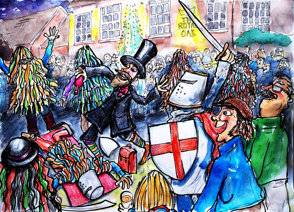 We really enjoyed the #mummers in #yattendon last night! <a href="/YattendonEstate/">Yattendon Estates</a>