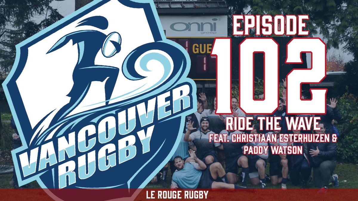NEW POD ALERT! 🎙️ To close out 2021, the lads interview the Head Coach & Team Manager of @VancouverWave - Christiaan Esterhuizen and Paddy Watson. They talk about their rugby journeys, their successful @CoastalCup campaign, and their hopes for the future of rugby in Canada.