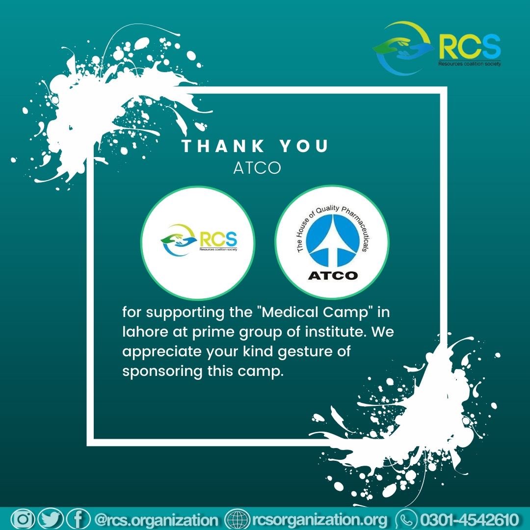 RcsOrganization's tweet photo. Having a gratitude to ATCO for sponsorship, they are giving to us such a opportunity to serve the humanity.
 
Come and get the facility.

#freemedicalcamp #resourcescoalitionsociety  #ATCO  #rcs #Free #medicalcamp  #treatment #health #opportunity #doctors #medical https://t.co/vFpcQ9b0B8