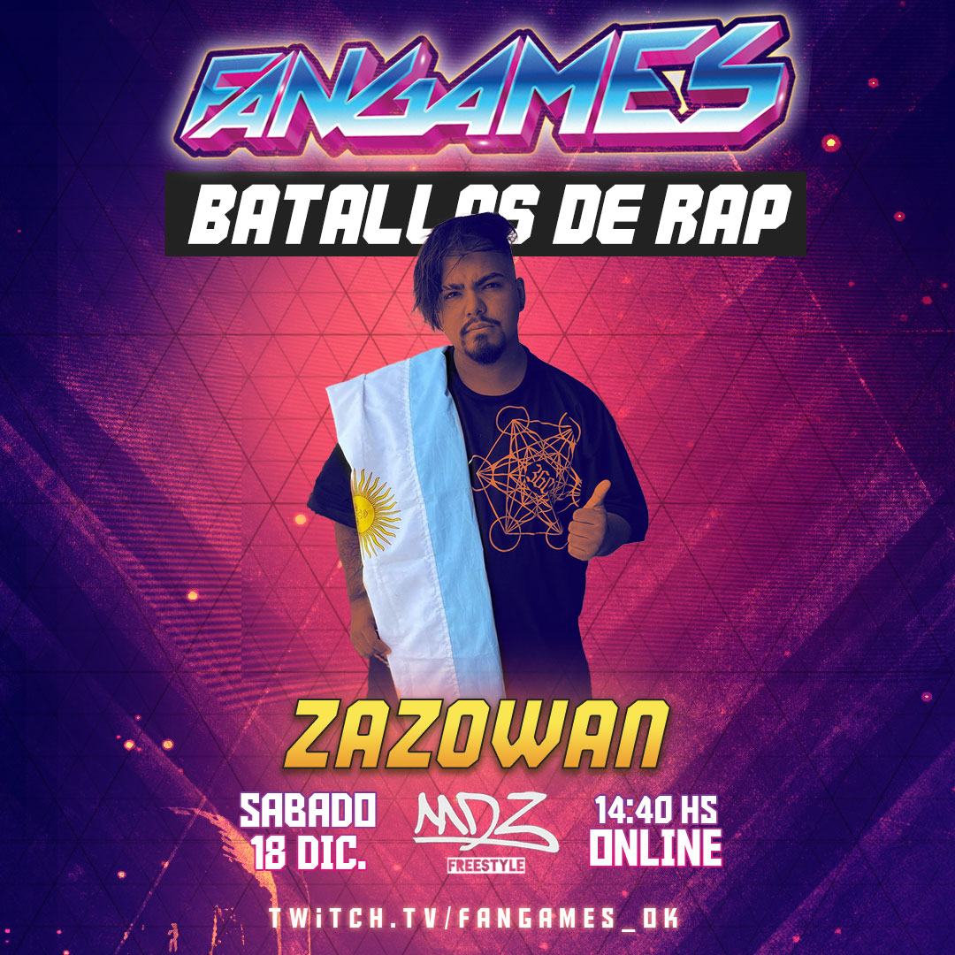 Fangames_ok's tweet photo. #Freestyle │ EL COMBATE FINAL🤙 

No te muevas del asiento, porque hoy transmitiremos la gran final de la "Batalla de Rap" 

⏰ 14:40hs 
💻 https://t.co/QTqroqMlQk 

Auspician: Etrex Producciones, @FilmAndes, @laquemastegusta, MDZ Freestyle

#Mendoza #Argentina #freestyle #rap https://t.co/jf9Whhhfo7