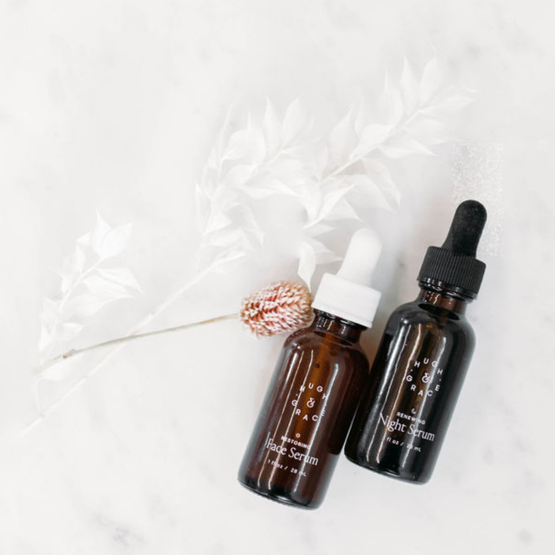 hughandgrace's tweet photo. What's better than 1 Serum? ...2 Serums! 🌟

Try our 24 Hour Glow Set featuring the Face Serum ☀️and Night Serum 🌙!

Our Face Serum supports your skin throughout your day and is full of lots of antioxidants that help protect your skin from damaging UV exposure.

Our Nigh https://t.co/h51b8t9snt