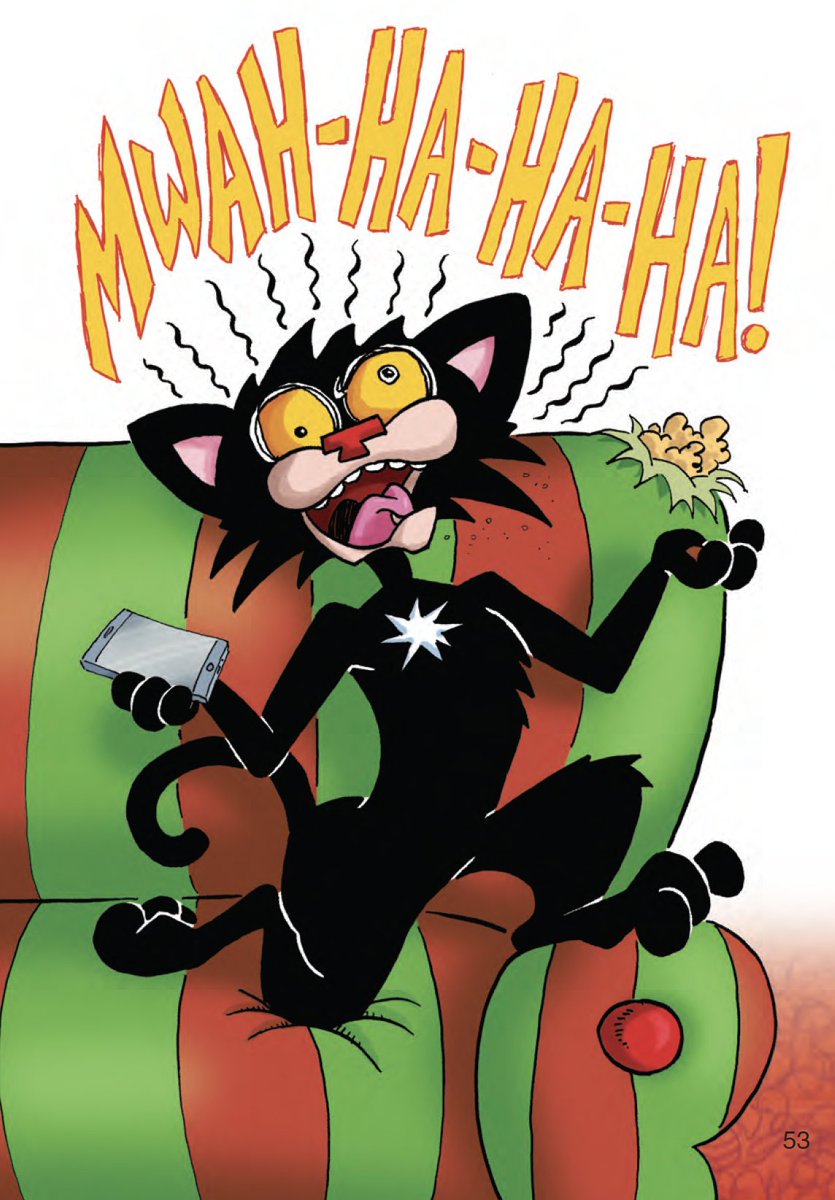 Look how happy Kitty is with her new phone.  Don't you want to be as happy as Kitty?  Sure you do!

You can be just as happy as Kitty when you purchase BAD KITTY GETS A PHONE.

Available December 28 at fine bookstores everywhere.