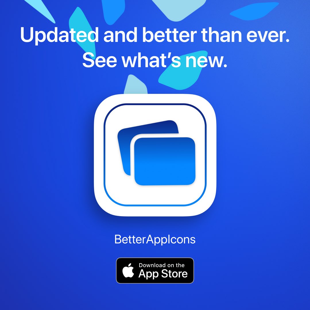 1998design's tweet photo. #BetterAppIcons 5.4 update release.
- Support iCloud storage;
- MTS Support iPhone 13 series.
Check out the latest updates on the @Apple #AppStore today.
https://t.co/OwP8KKnI1p https://t.co/W3Z2mrO7gN