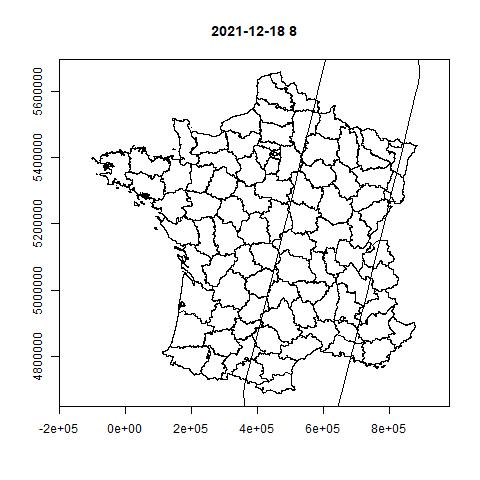 Un bon rail sans trop de nuages aujourd'hui pour <a href="/MesSatimages/">MesSatimages</a> #sentinel2 demain il passe sur le centre , les prévisions sont bonnes, ceci dit la biomasse n'a pas beaucoup changé dans les colzas, une baisse quand même liée à la faim d'azote