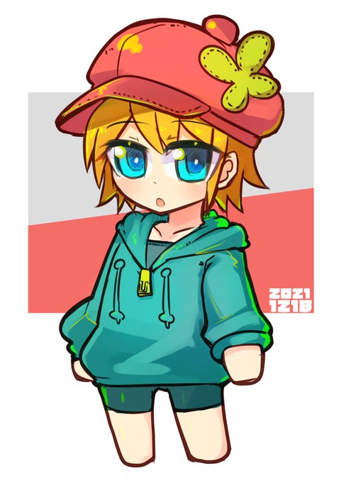 ひさびさにSD絵描きたくなったので、うちのこ帽子ちゃんです 