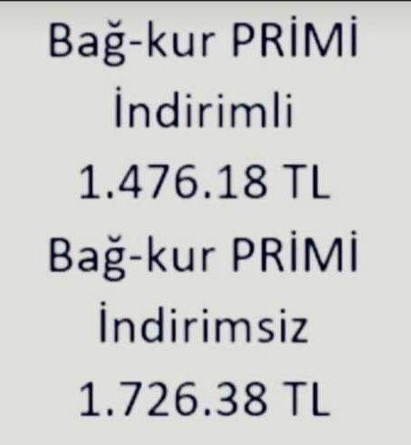 muhasebeburosu's tweet image. #bağkur Priminden kimse bahsetmiyor.
#Aylık #prim 1.726 ₺